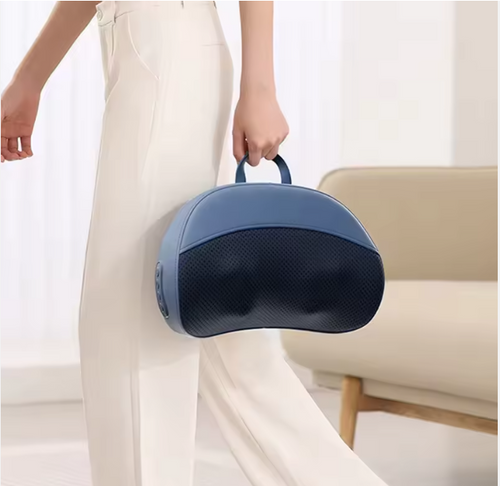 Perna de masaj electrica Veloro® pentru gat si spate, cu functie de incalzire, design ergonomic, utilizare la domiciliu